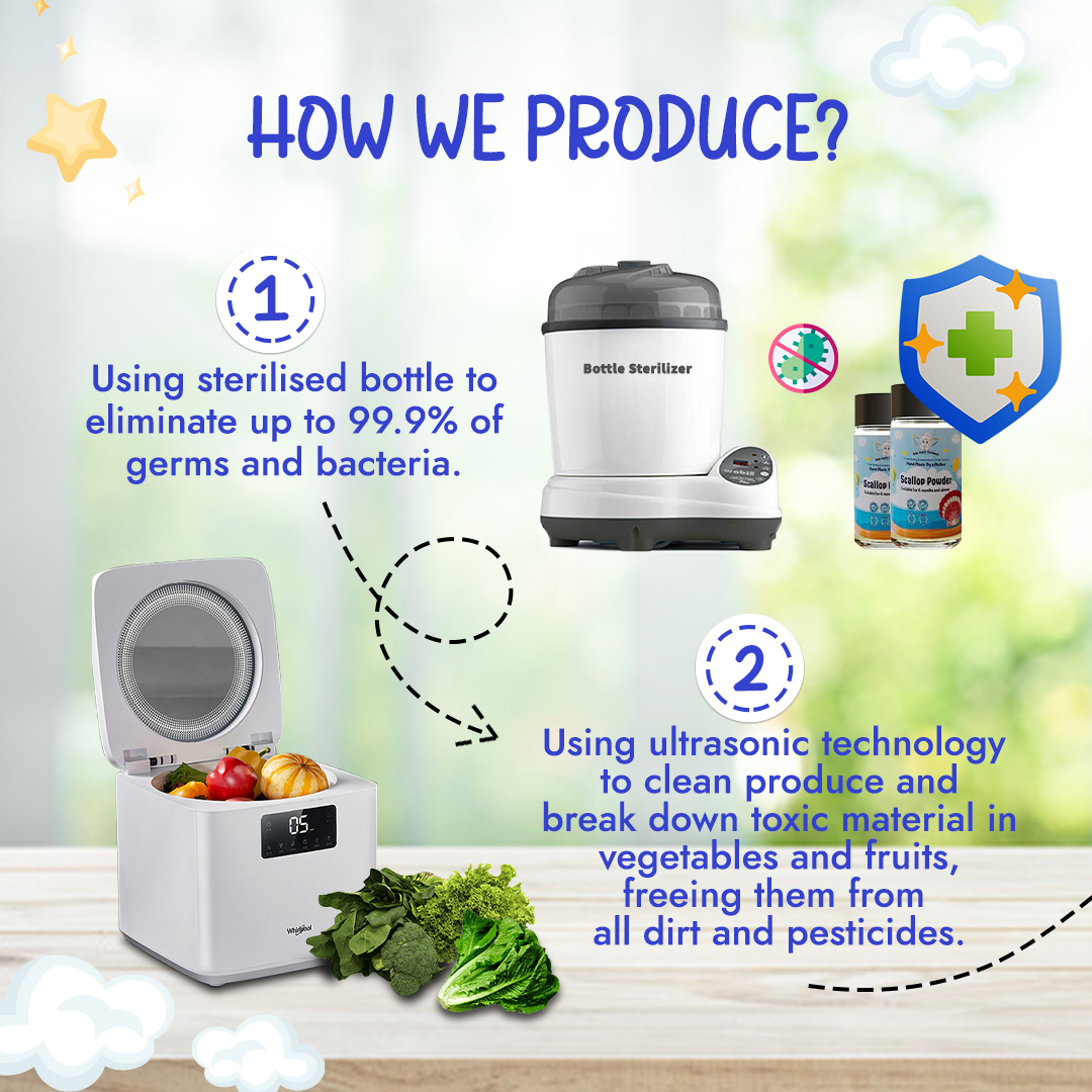 SuperFood Scallop Powder Baby Angels Homemade